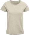 03581 Lds Crusader SOL'S Ladies Crusader Organic T-Shirt Heather Beige colour image